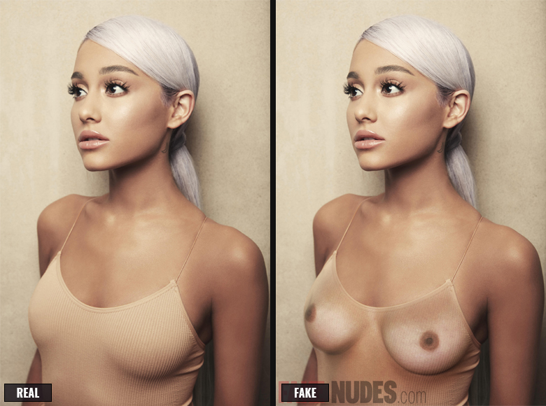Ariana Grande Fake X-Ray Before After