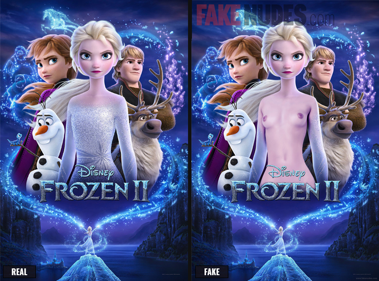 Elsa Frozen Nude Before After