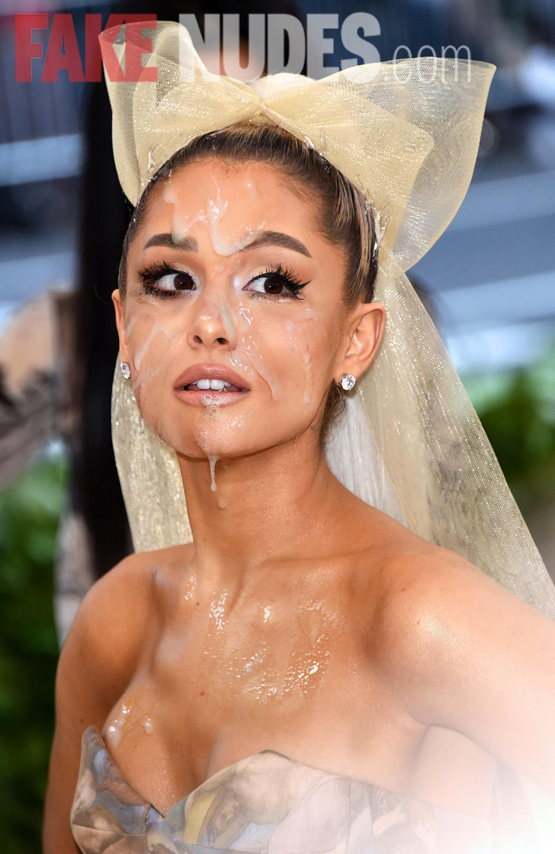 Ariana Grande Fake Cumshot Bukkake